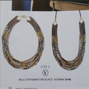 Stella and Dot Relic Statement Necklace